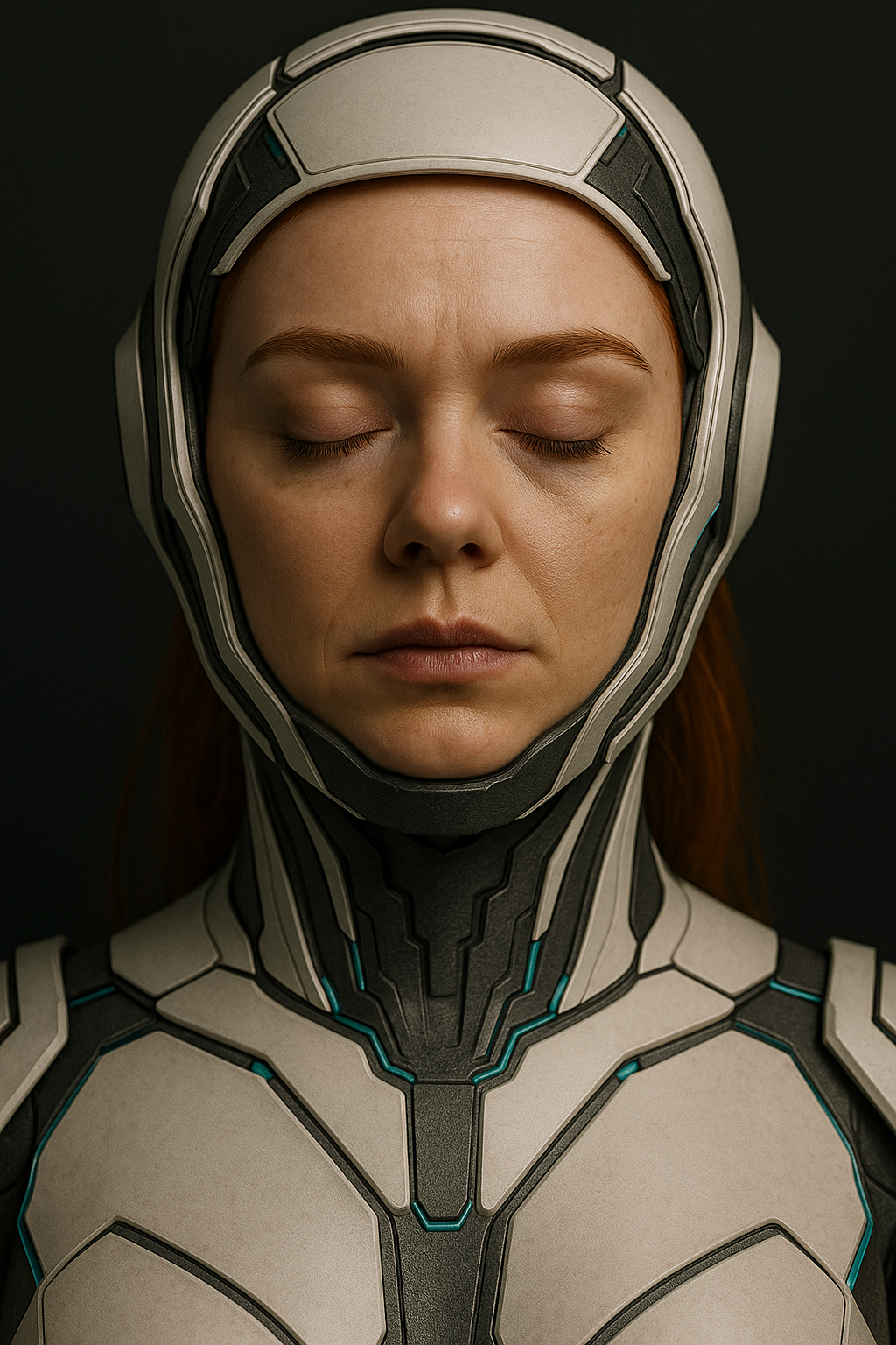 Futuristic Cyborg Portrait